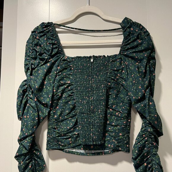 Reformation Joi Top Size 8 Color Coriander - Picture 4 of 5